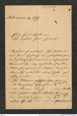 Nachlass Franz Steindachner, Brief von Alexander Varges an Franz Steindachner (04.12.1899), Inv.Nr. 559.01, Seite 1